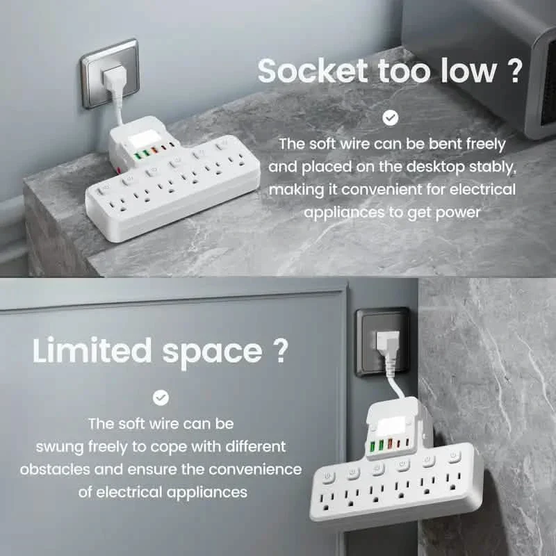 12-in-1 Adjustable Desk Lamp Power Strip - Image 7