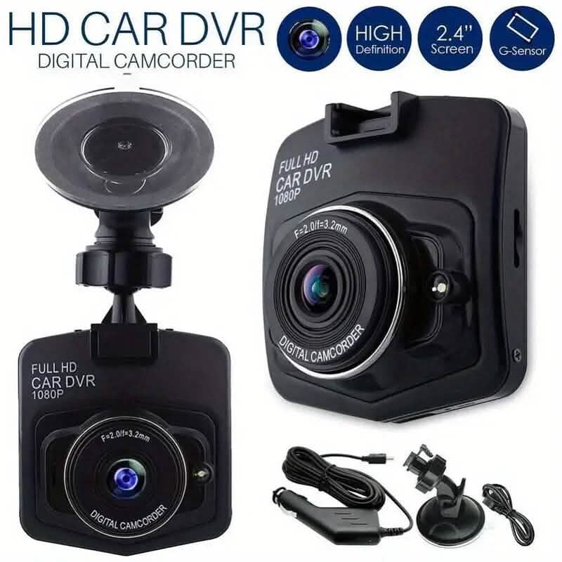 2.4-Inch Black Full HD 1080P Resolution Dashcam - Image 7