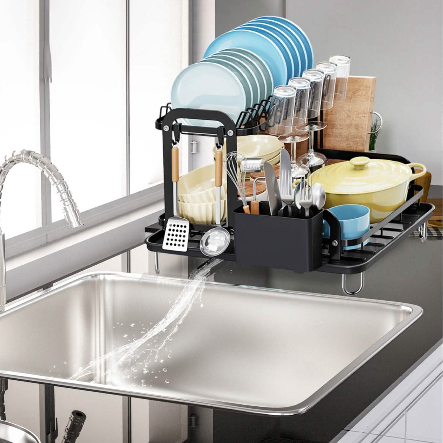 2-Tier Dish Drying Rack - Image 13