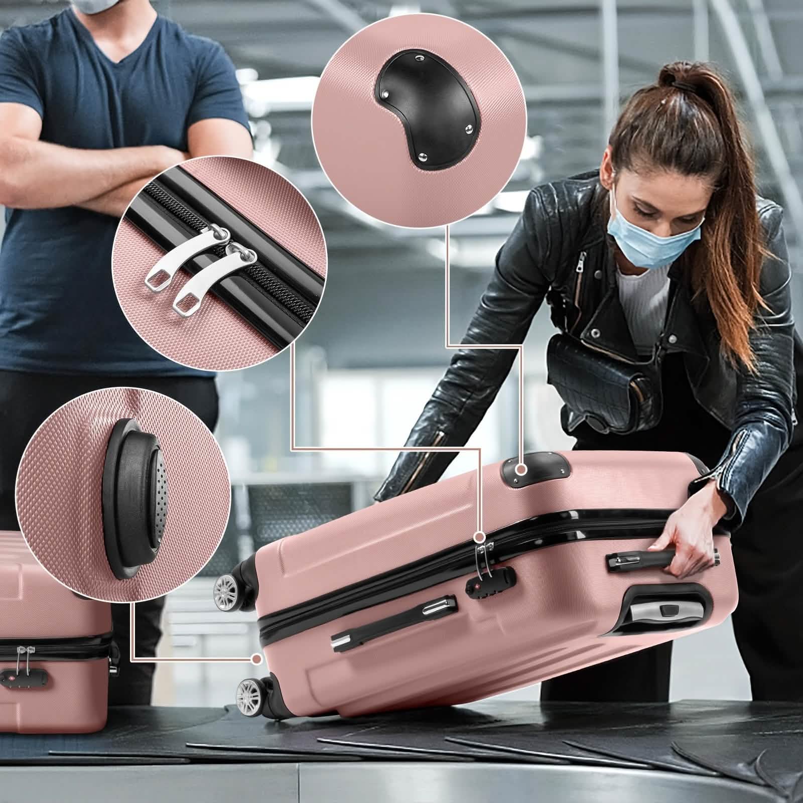 3-Piece Hard Shell Luggage Set - Image 8
