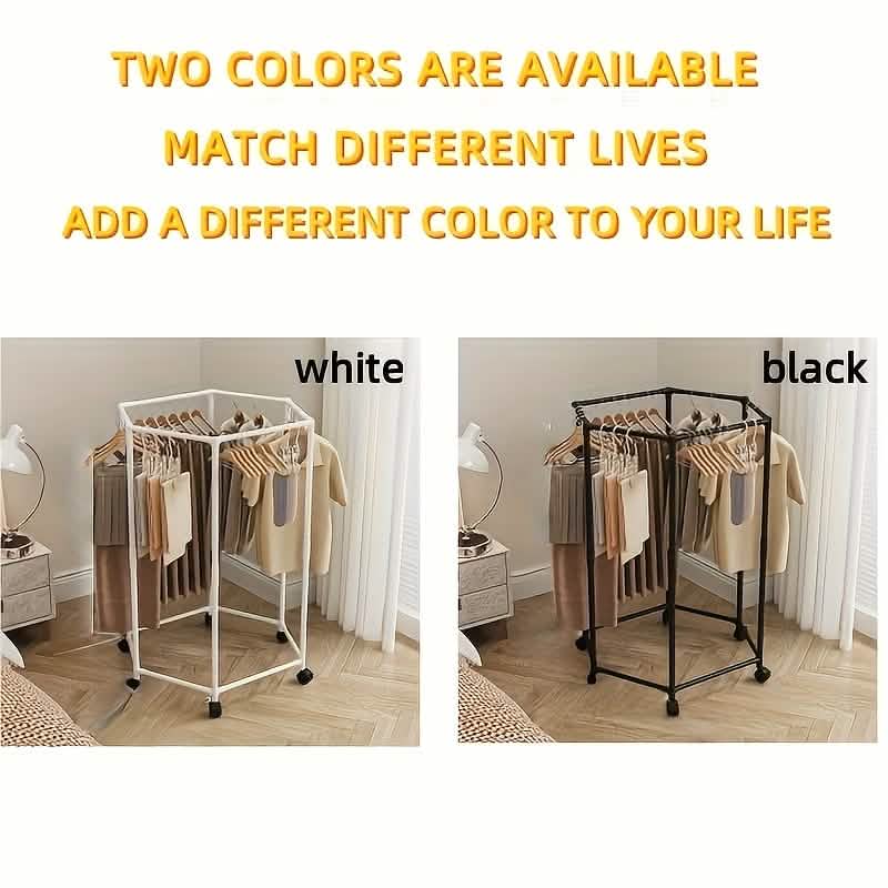 360° Rotating Freestanding Clothing Rack - Image 4