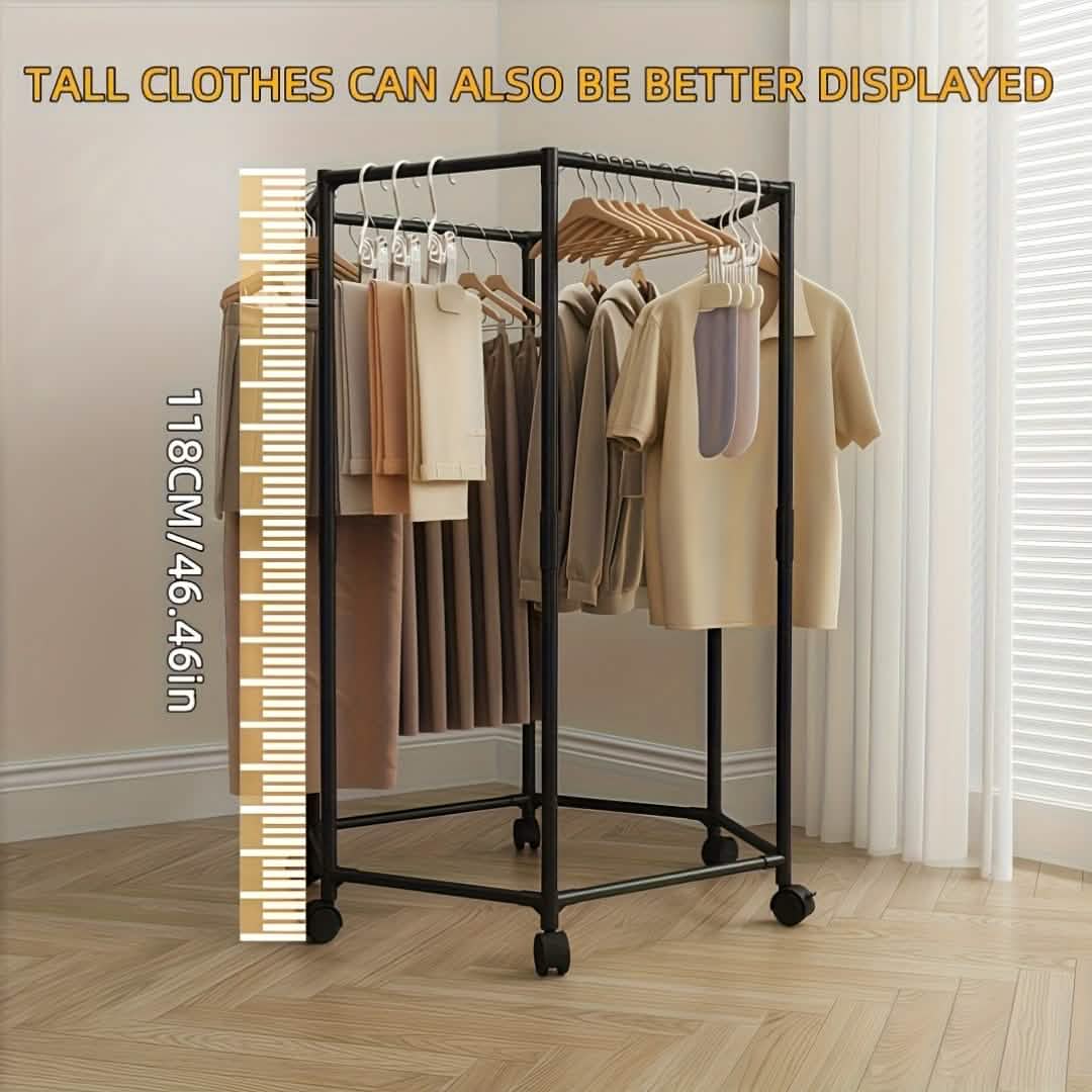 360° Rotating Freestanding Clothing Rack - Image 7