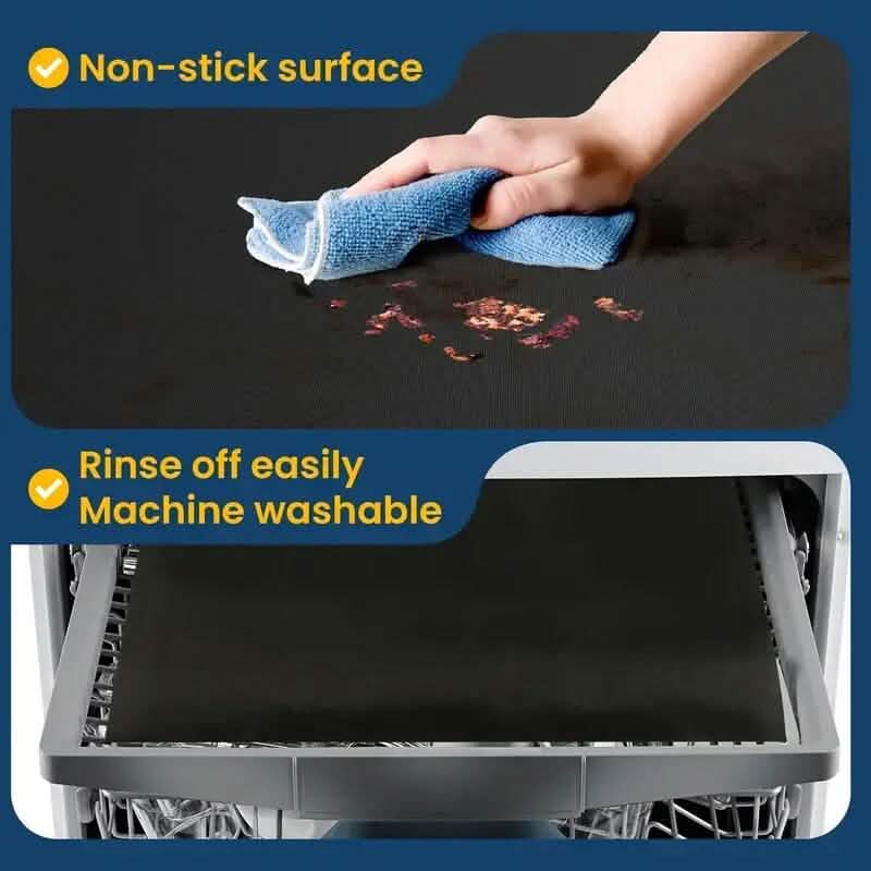 4-Pack: Non-Stick Reusable Oven Liners - Image 4