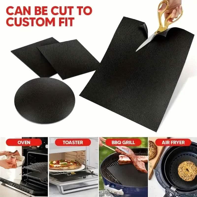 4-Pack: Non-Stick Reusable Oven Liners - Image 6