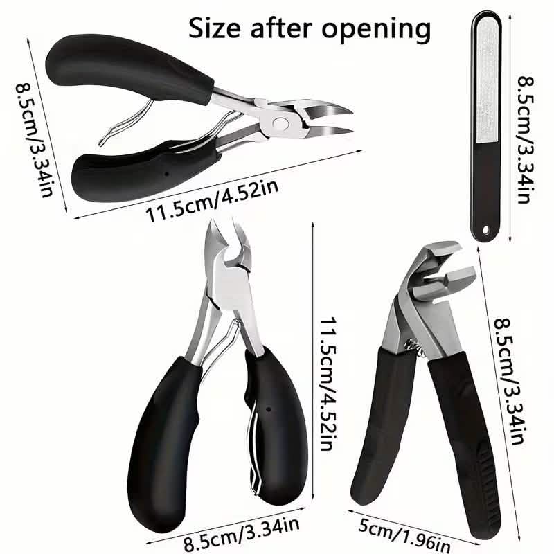 4-Piece Toenail Clipper Set - Image 4