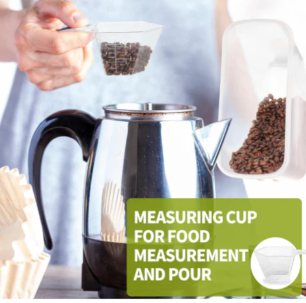 4-Piece Set: Airtight Cereal Storage Containers with Pour Spouts & Measuring Cup - Image 5