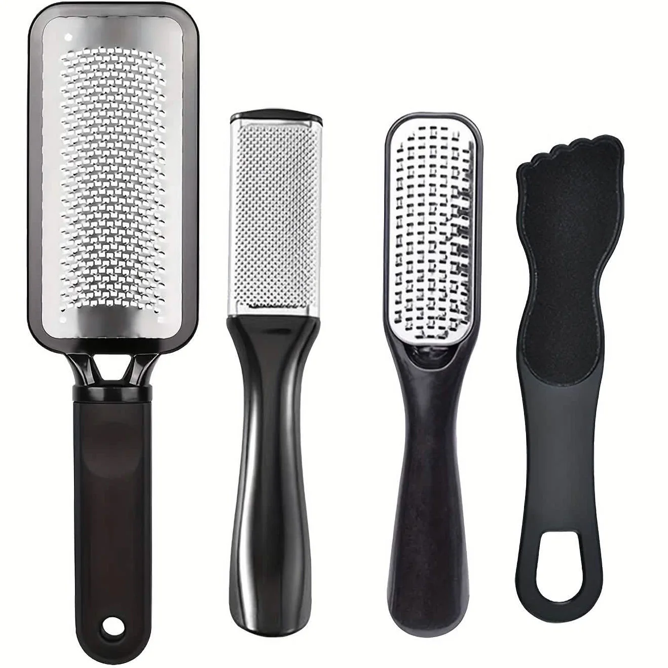 4-Piece Stainless Steel Foot File Set