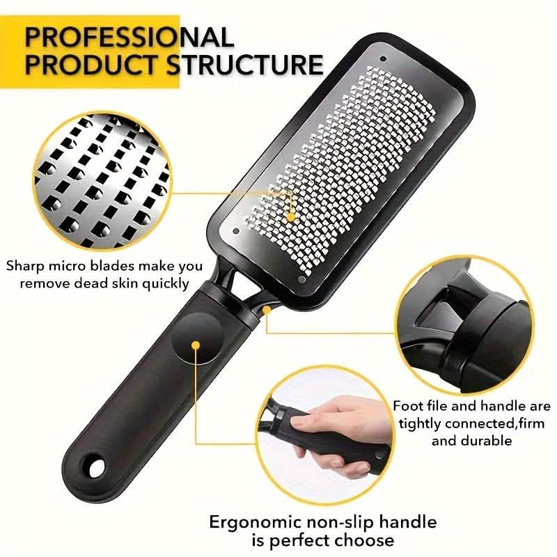 4-Piece Stainless Steel Foot File Set - Image 3