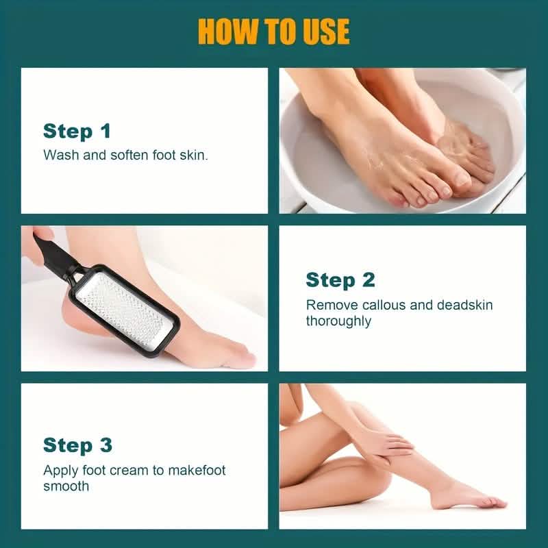 4-Piece Stainless Steel Foot File Set - Image 7