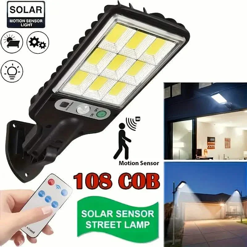 6-Pack: Solar Powered Motion Sensor Outdoor Garden Light - Image 3