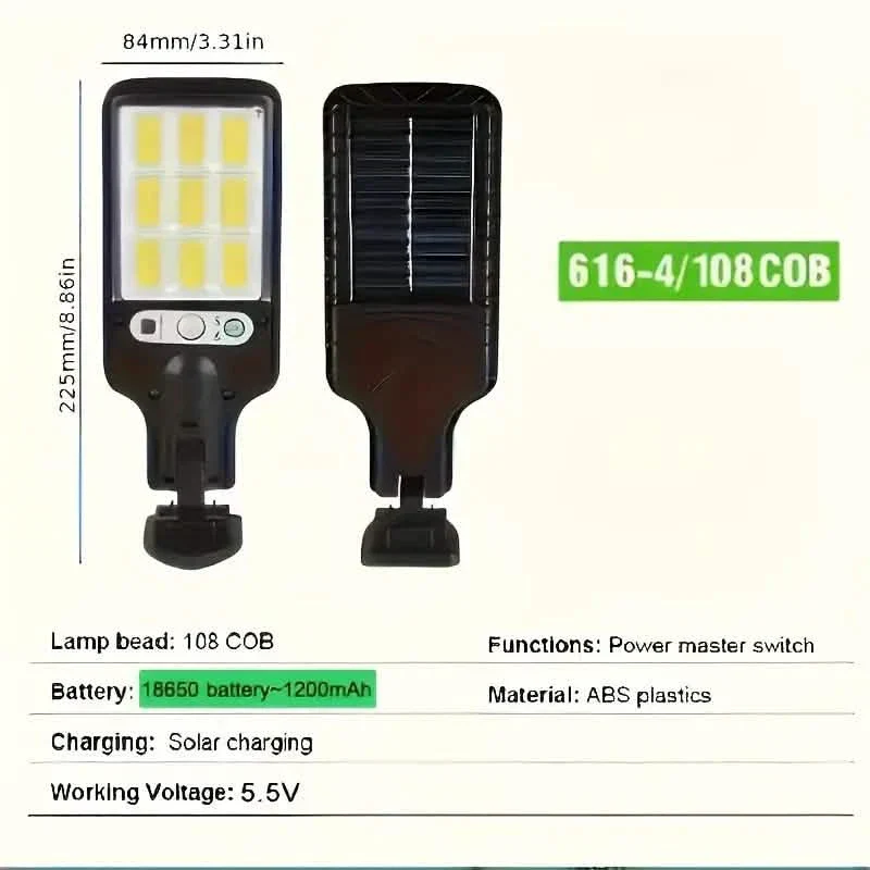 6-Pack: Solar Powered Motion Sensor Outdoor Garden Light - Image 6