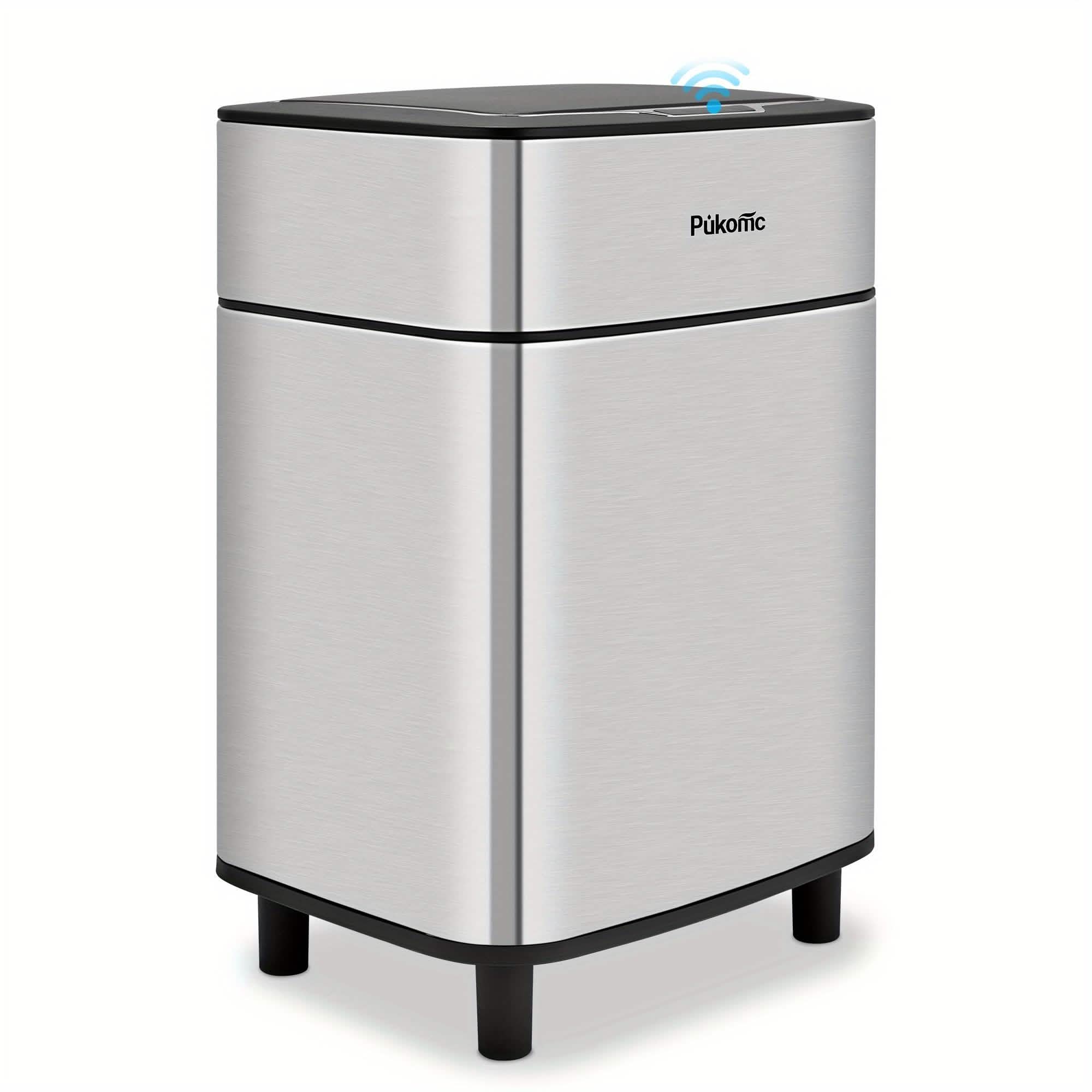 Automatic Stainless Steel Sensor Trash Can - Image 3