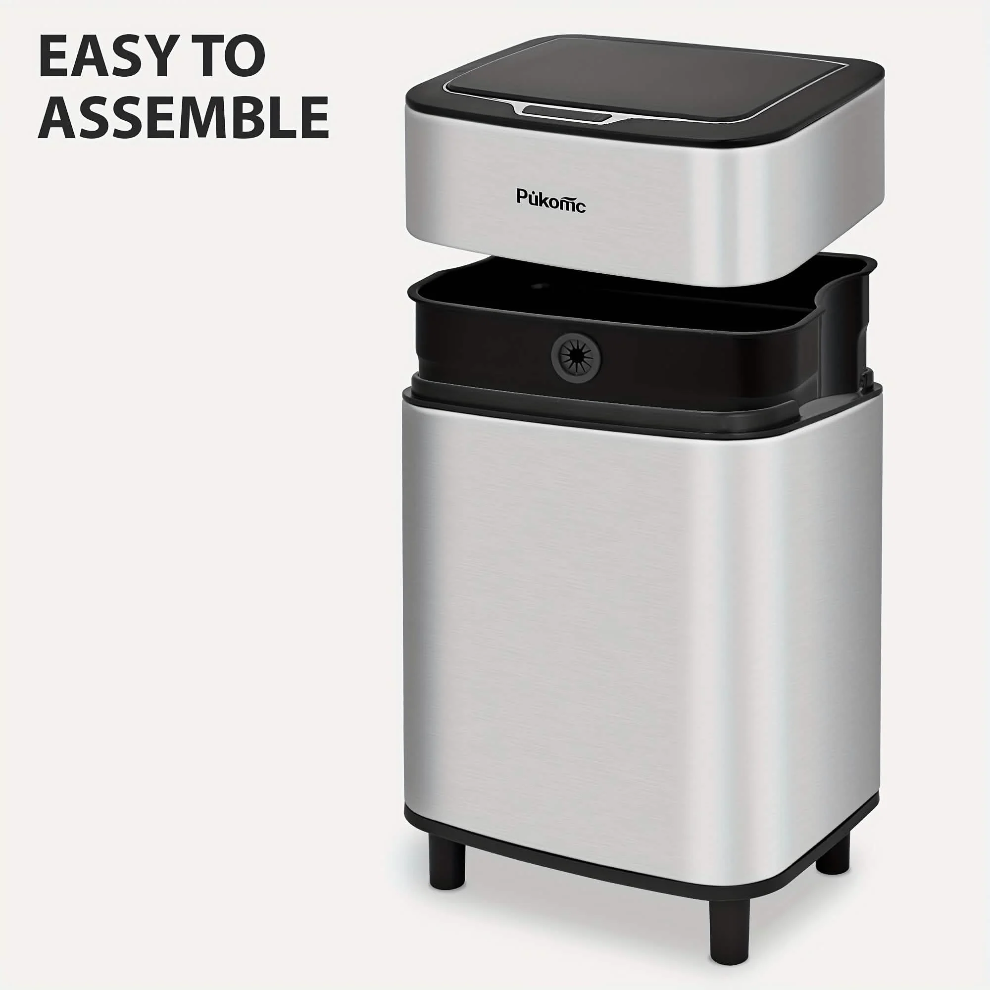Automatic Stainless Steel Sensor Trash Can - Image 4