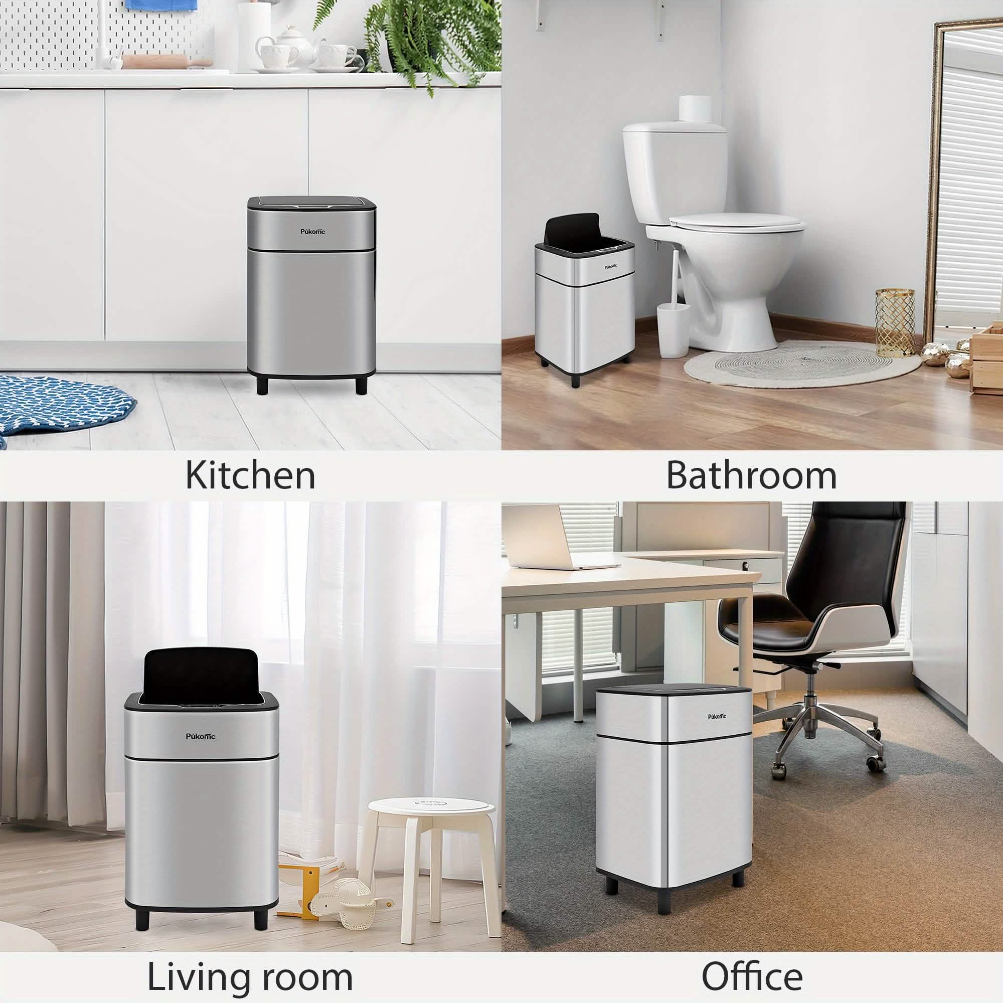 Automatic Stainless Steel Sensor Trash Can - Image 7
