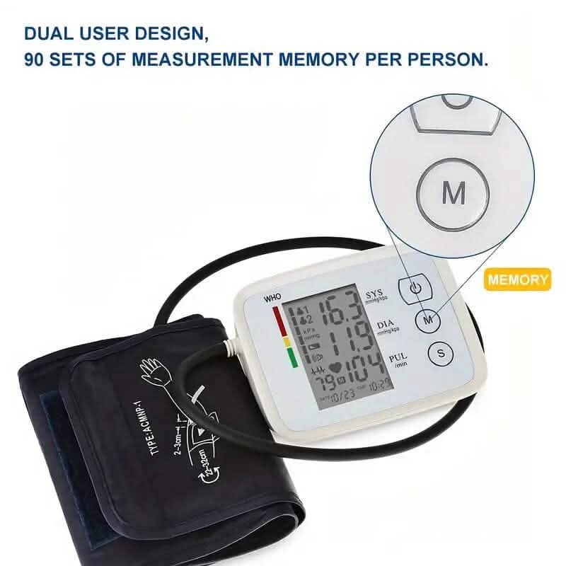 Automatic Upper Arm Blood Pressure Monitor with Heart Rate - Image 5