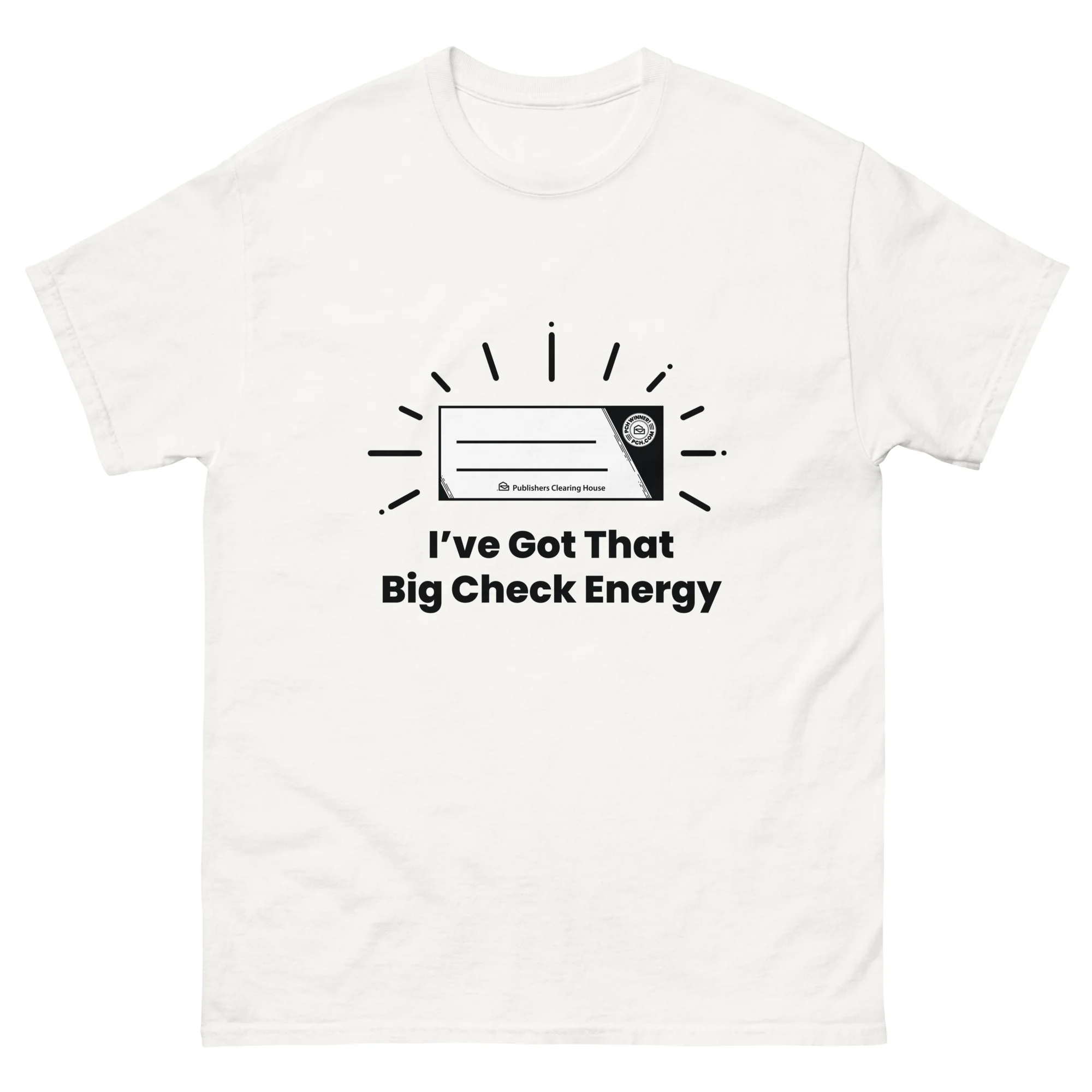 Big Check Energy Classic Tee (Unisex) - Image 7