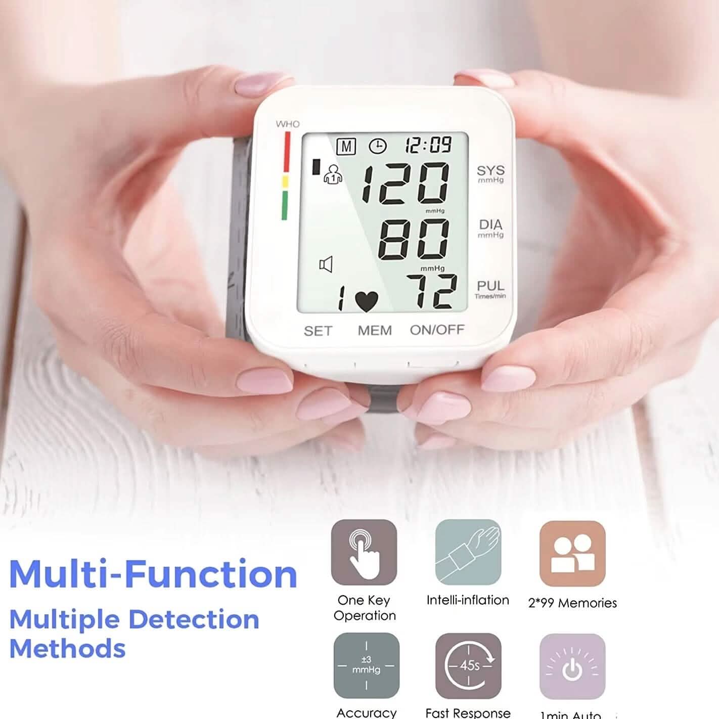Digital Wrist Blood Pressure Monitor - Image 5
