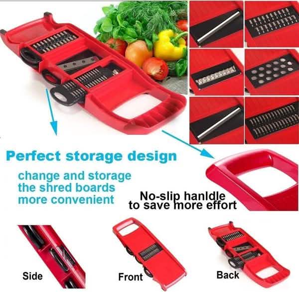Stainless Steel Mandoline Vegetable Slicer - Image 11