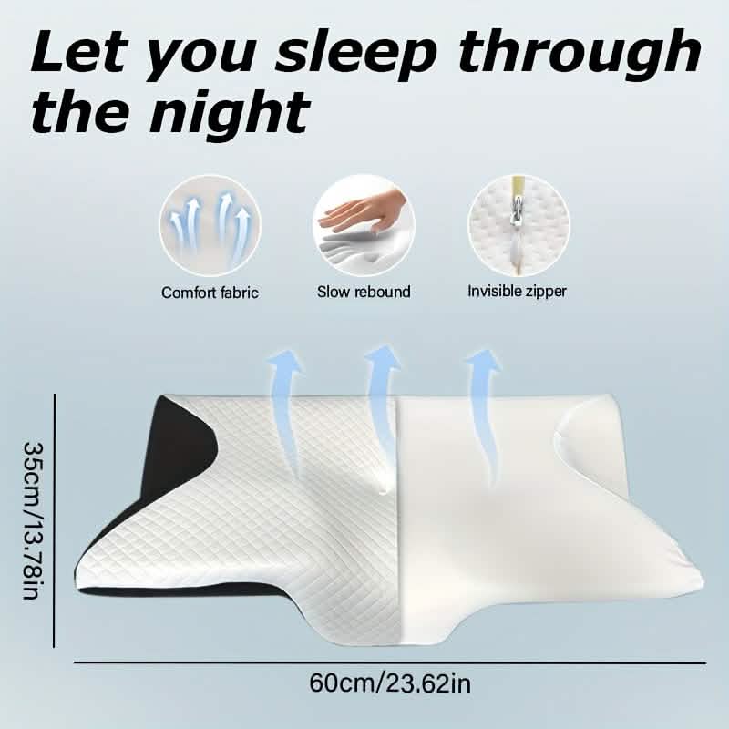 Ergonomic Memory Foam Neck Pillow - Image 3