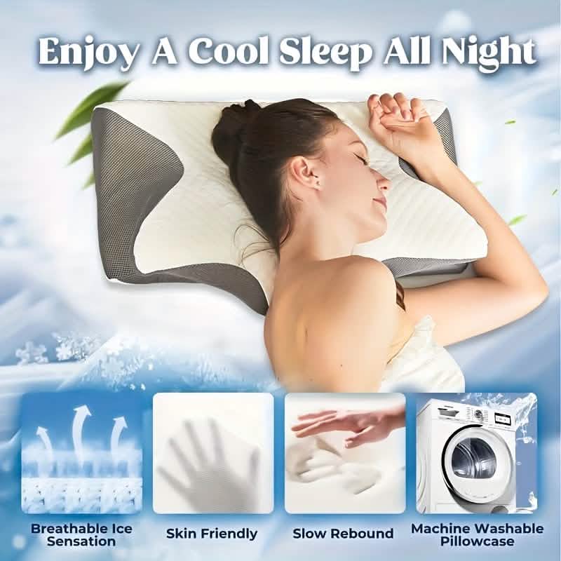 Ergonomic Memory Foam Neck Pillow - Image 5