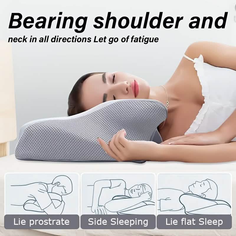 Ergonomic Memory Foam Neck Pillow - Image 7