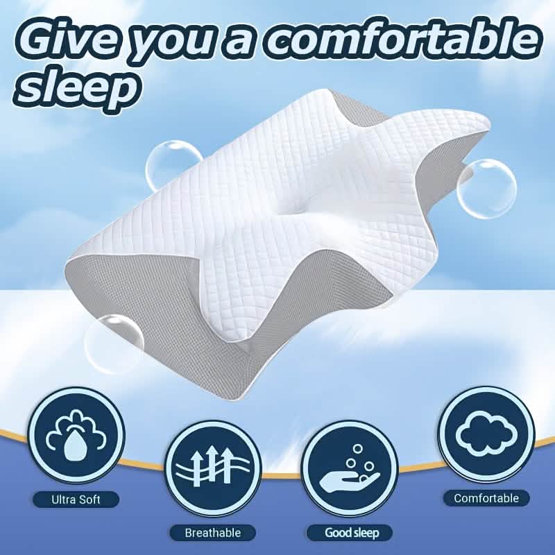 Ergonomic Memory Foam Neck Pillow - Image 9