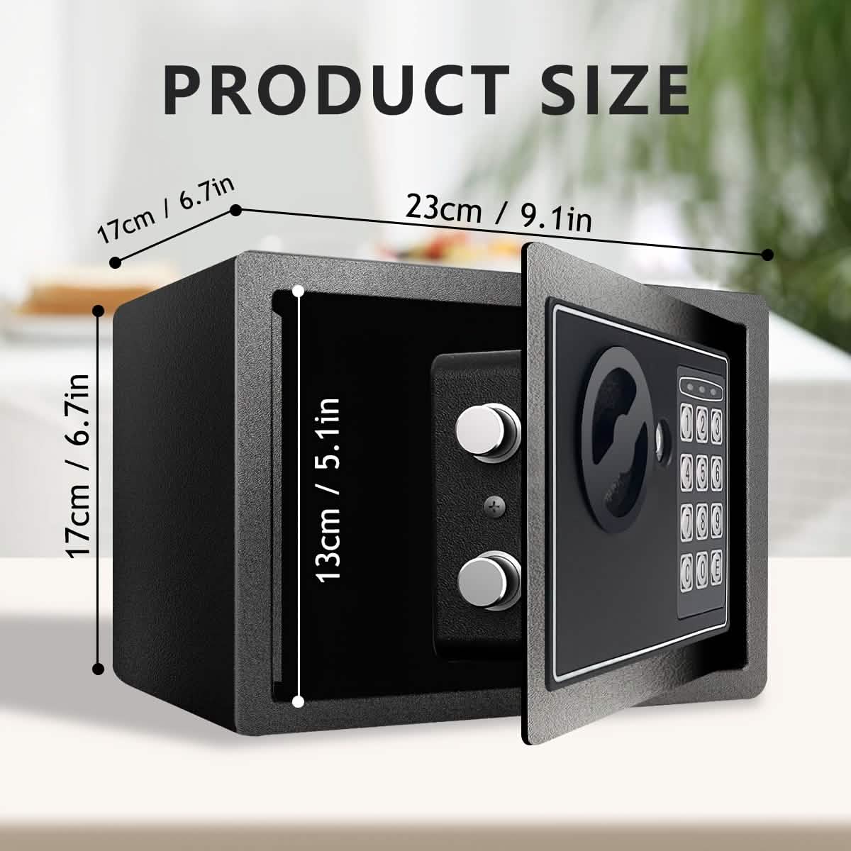 Fireproof Digital Home Safe with Keypad - Image 3