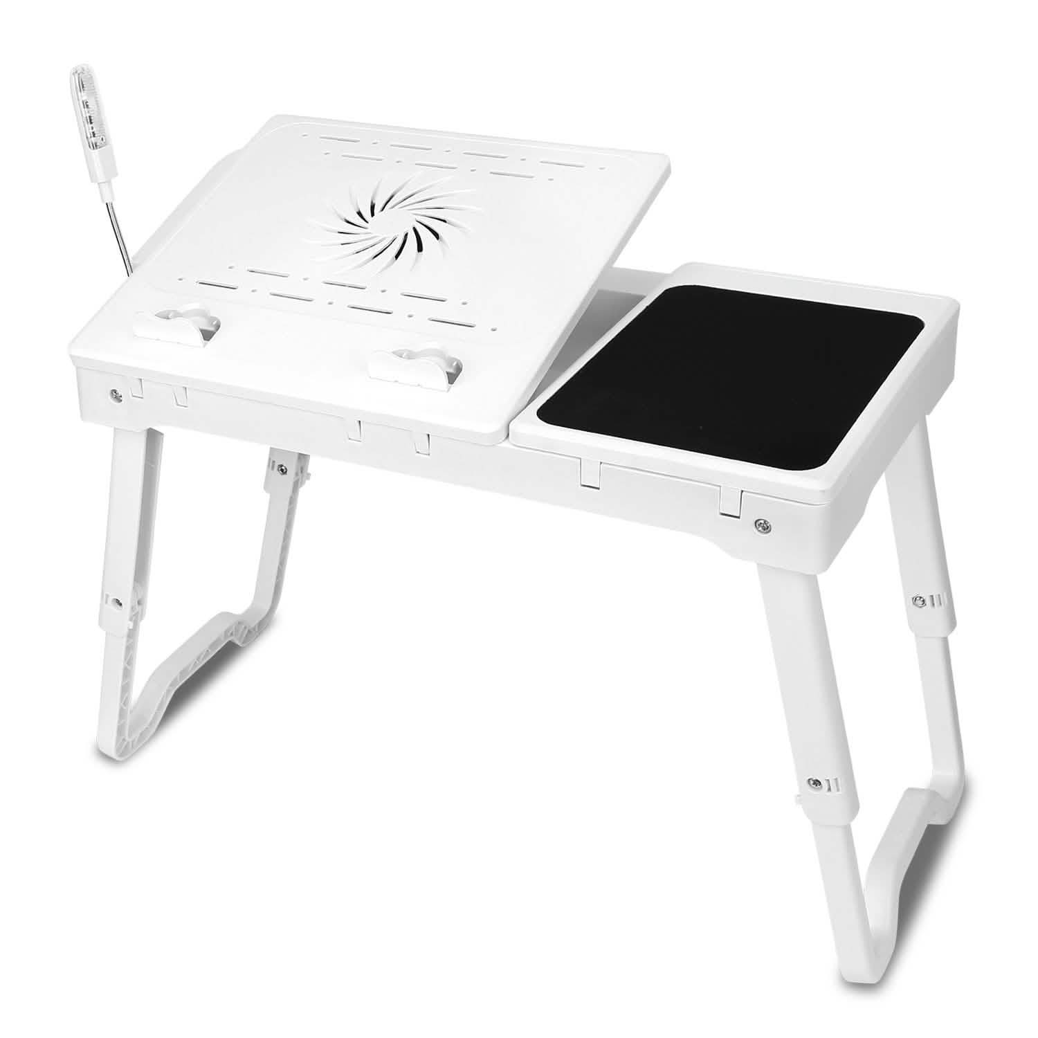 Foldable Laptop Desk with Cooling Fan & Mouse Pad - Image 13
