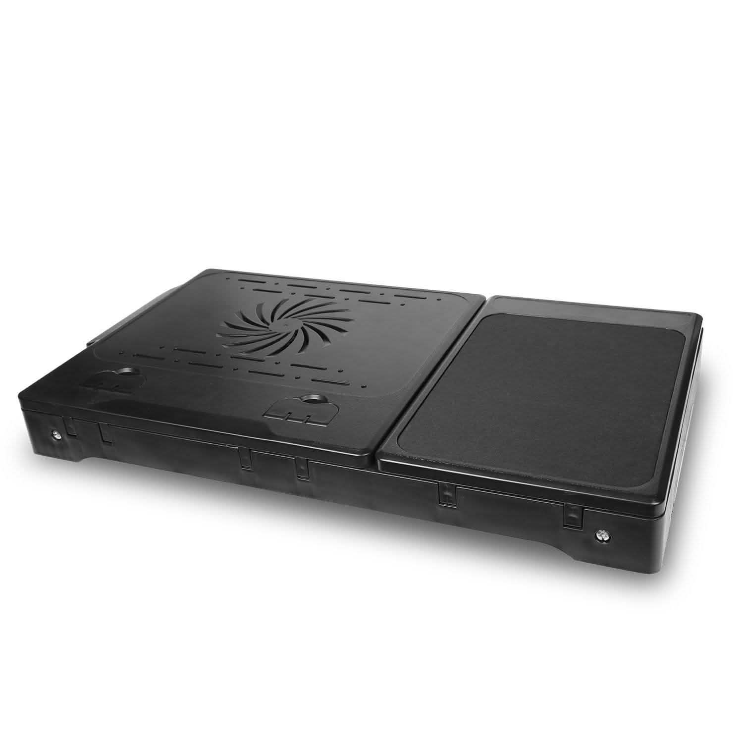 Foldable Laptop Desk with Cooling Fan & Mouse Pad - Image 19