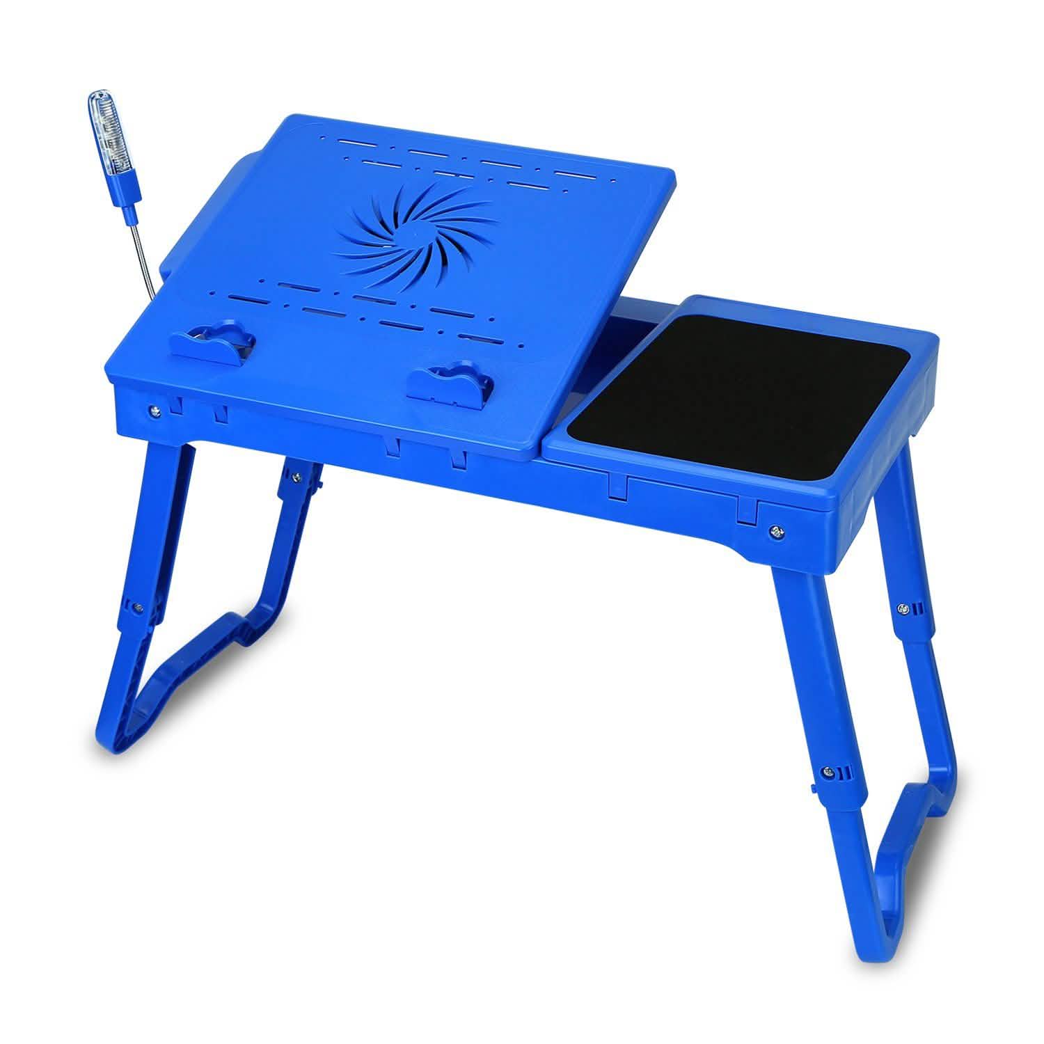 Foldable Laptop Desk with Cooling Fan & Mouse Pad - Image 6