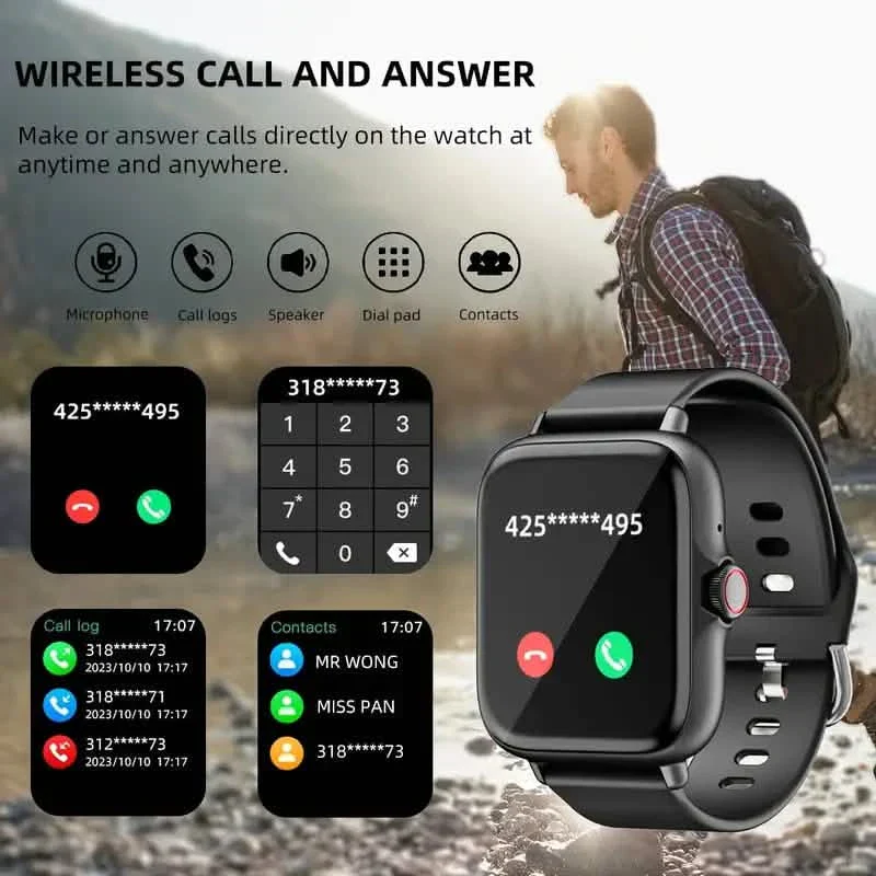 Full Touch Screen Smart Watch with Activity Tracker and More - Image 11