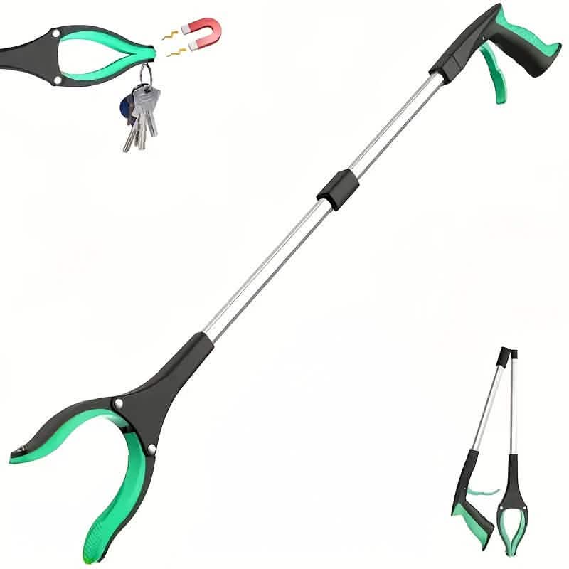 32" Heavy-Duty Steel Folding Trash Picker - Image 11