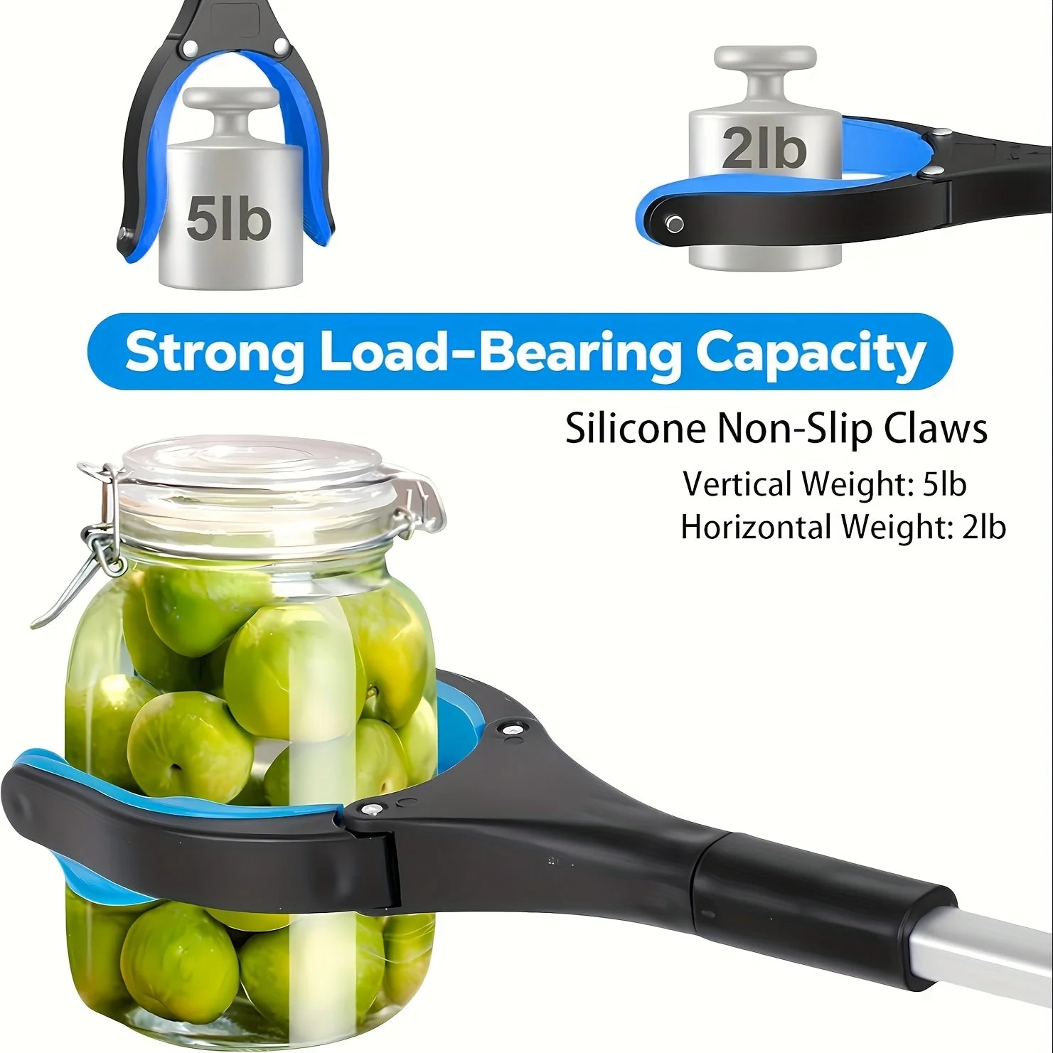 32" Heavy-Duty Steel Folding Trash Picker - Image 4