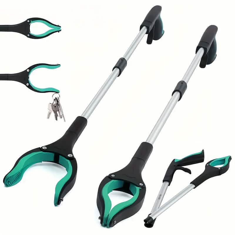 32" Heavy-Duty Steel Folding Trash Picker - Image 5