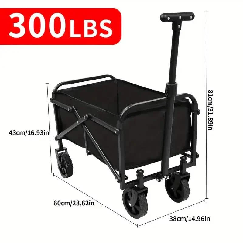 Heavy-Duty Portable Outdoor Wagon Cart - Image 4