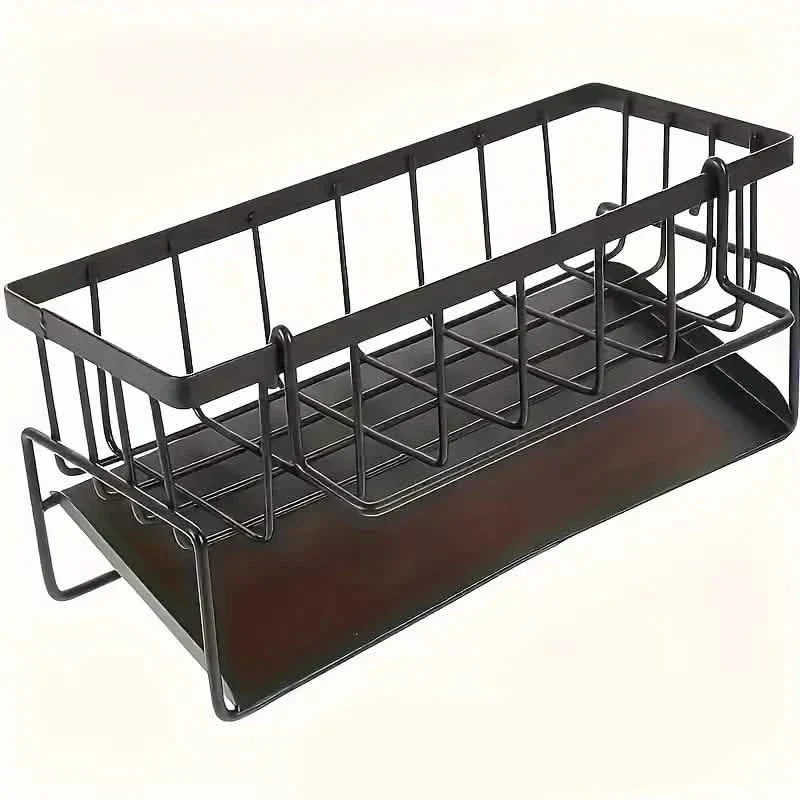 Multi-Functional Household Sink Organizer with Drain Basket - Image 4