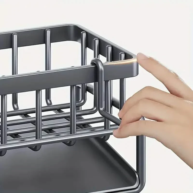 Multi-Functional Household Sink Organizer with Drain Basket - Image 6