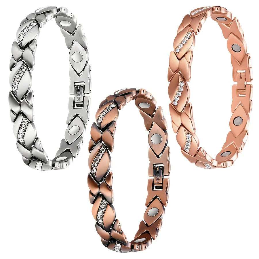 Magnetic Energy Therapy Pain Relief Copper Bracelet - Image 2