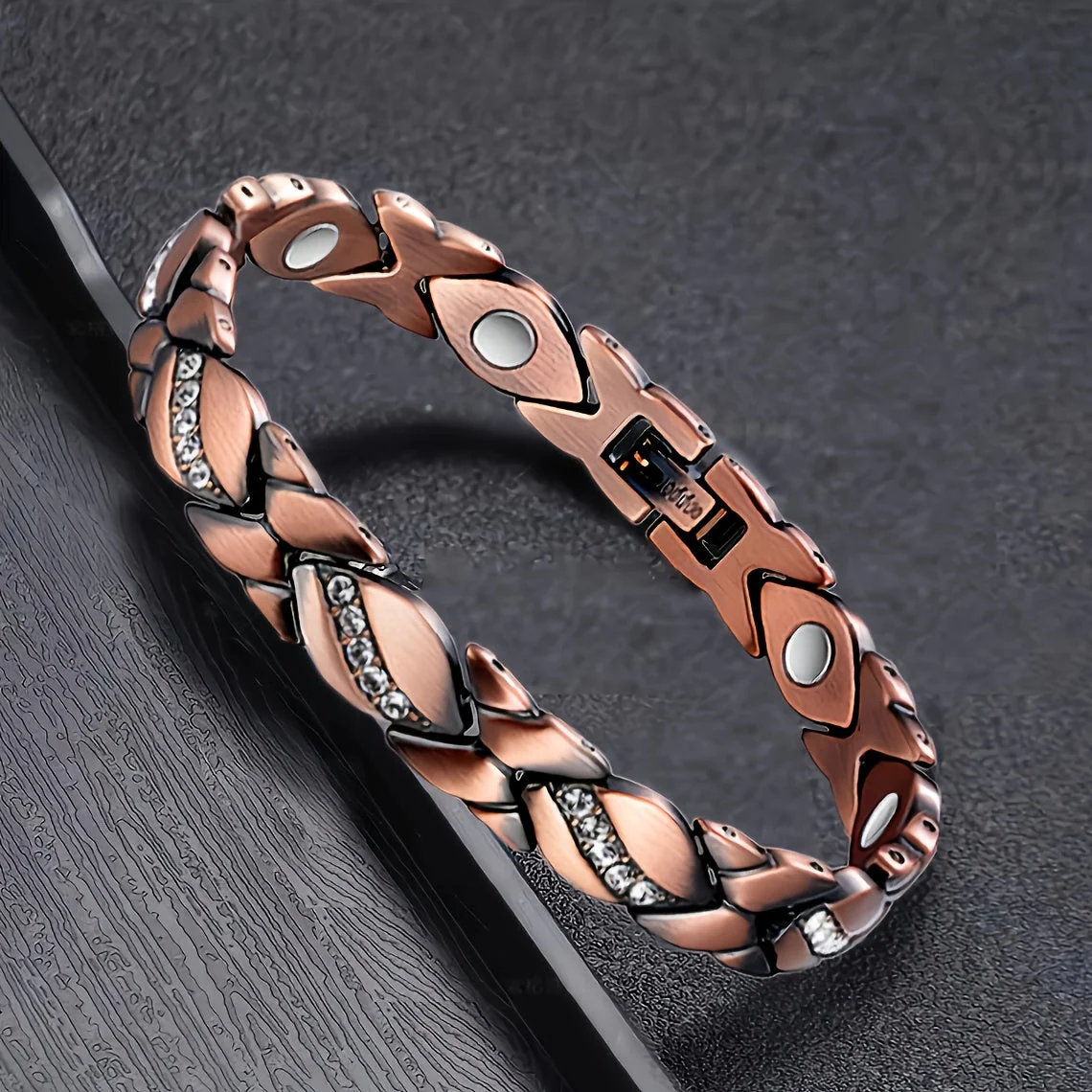 Magnetic Energy Therapy Pain Relief Copper Bracelet - Image 3
