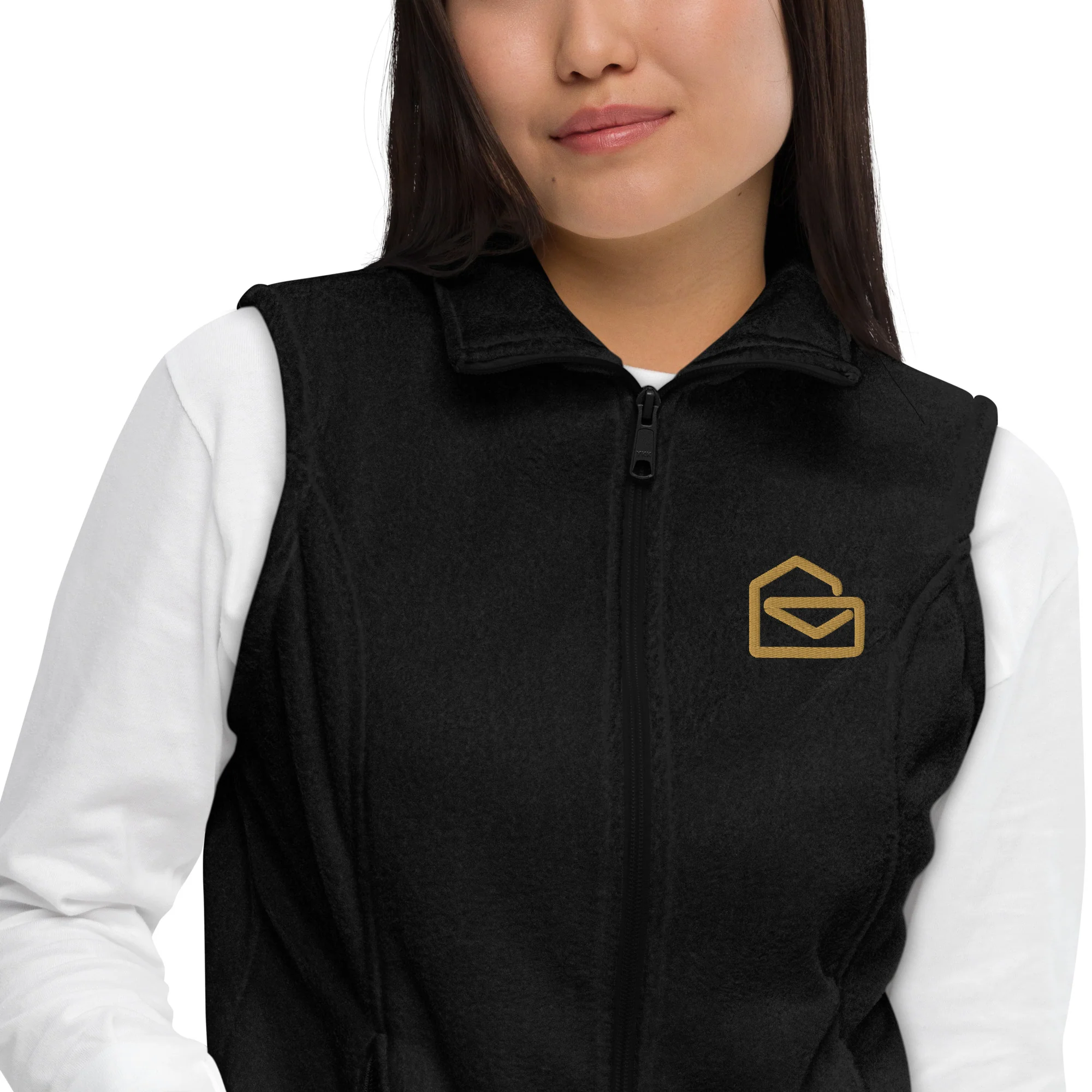 Members Only Columbia® Women's Fleece Logo Vest - Image 3