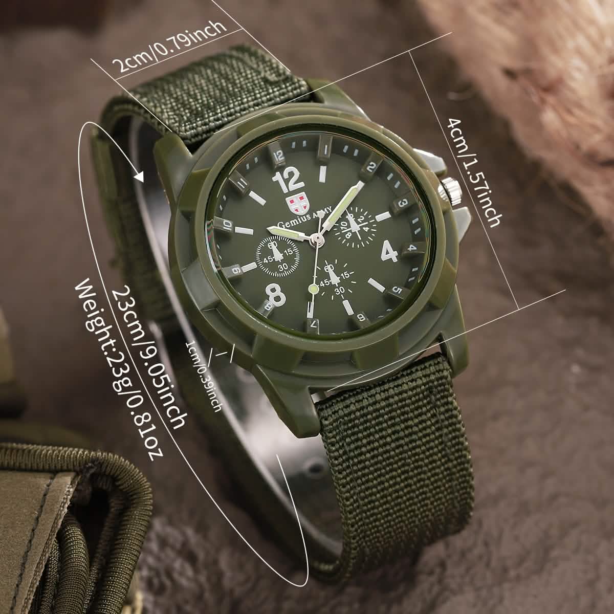 Men's Nylon Casual Sport Quartz Wrist Watch - Image 9