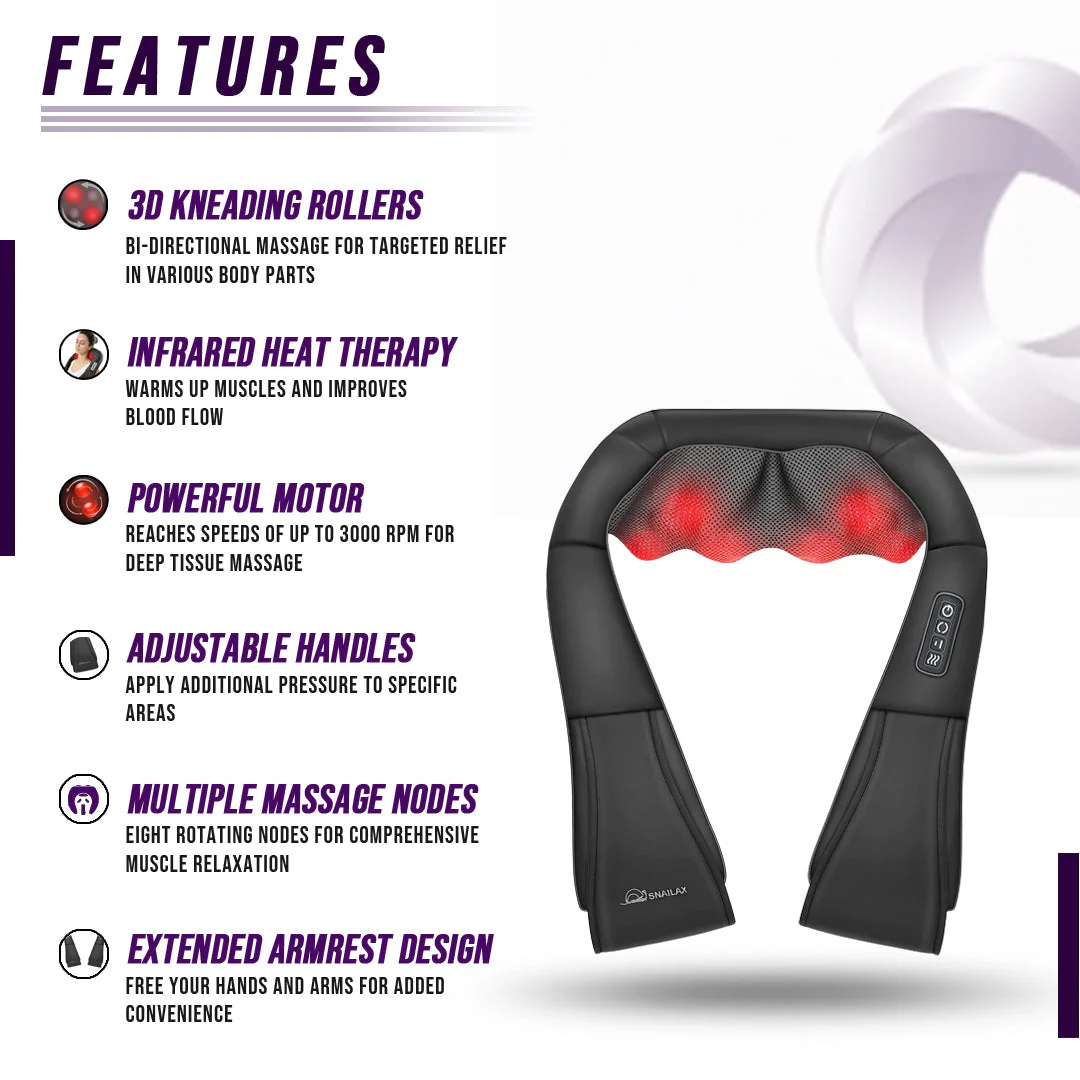 Neck & Shoulder Massager with Heat - Image 3