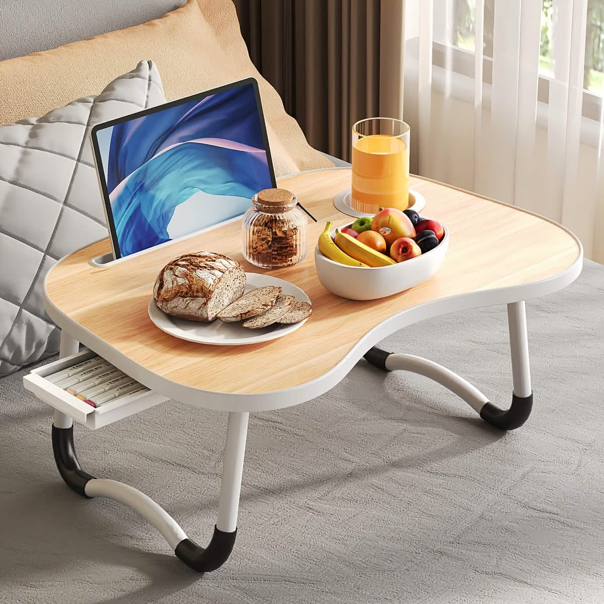 Portable Foldable Laptop Bed Table - Image 2