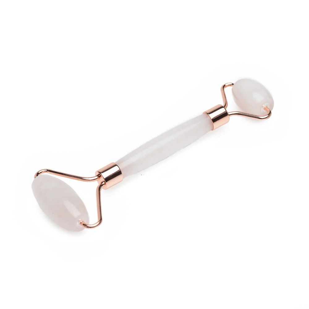 Rose Quartz Dual-Sided Facial Roller - Image 4