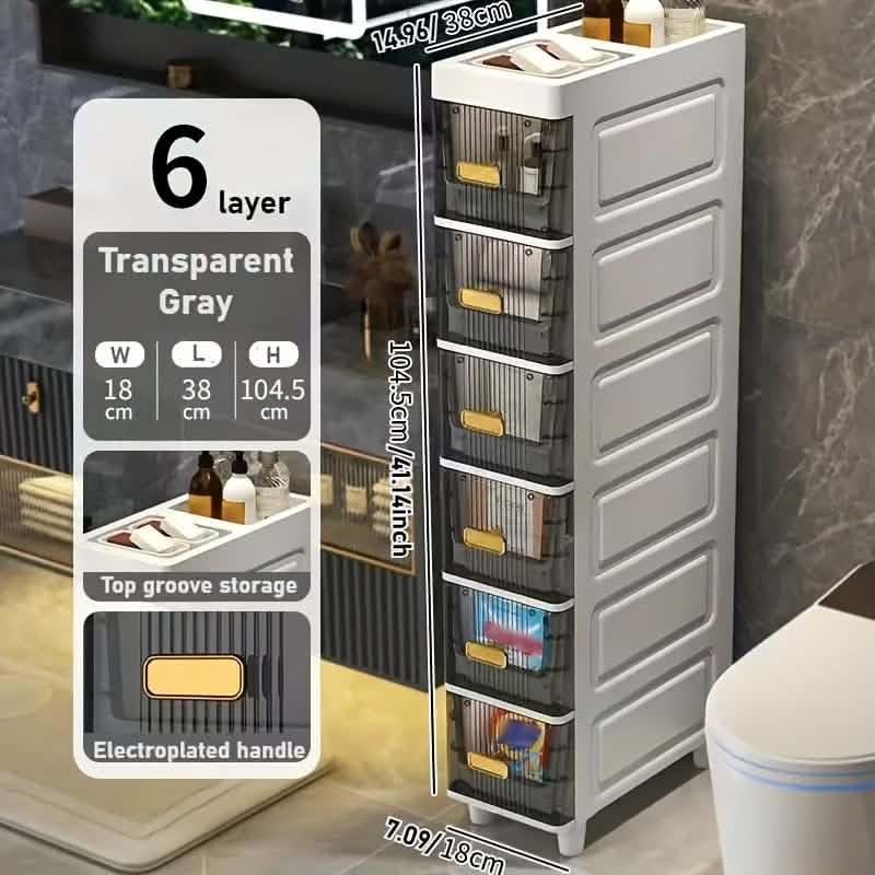 Slim Multi-Drawer Storage Cabinet - Image 3
