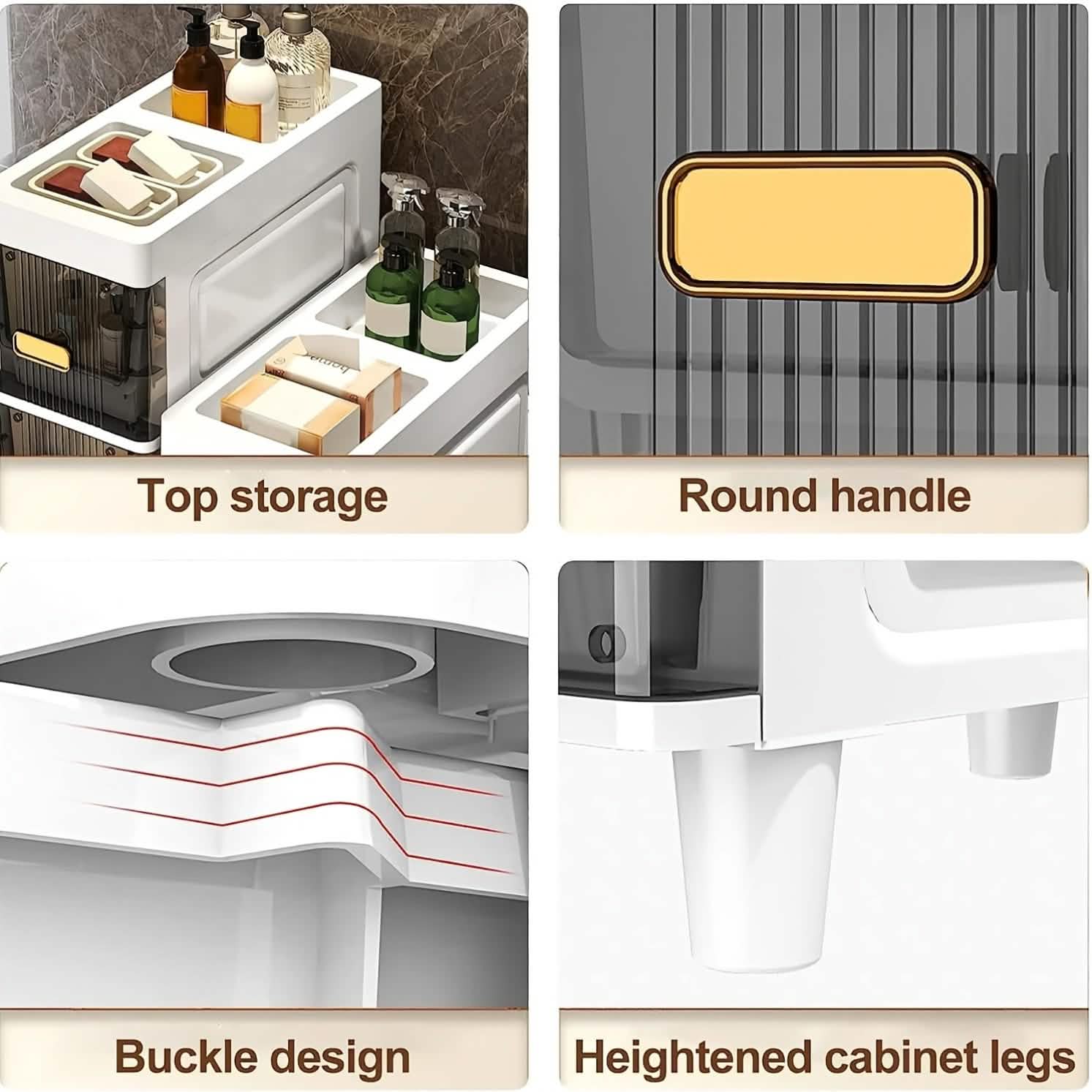 Slim Multi-Drawer Storage Cabinet - Image 4