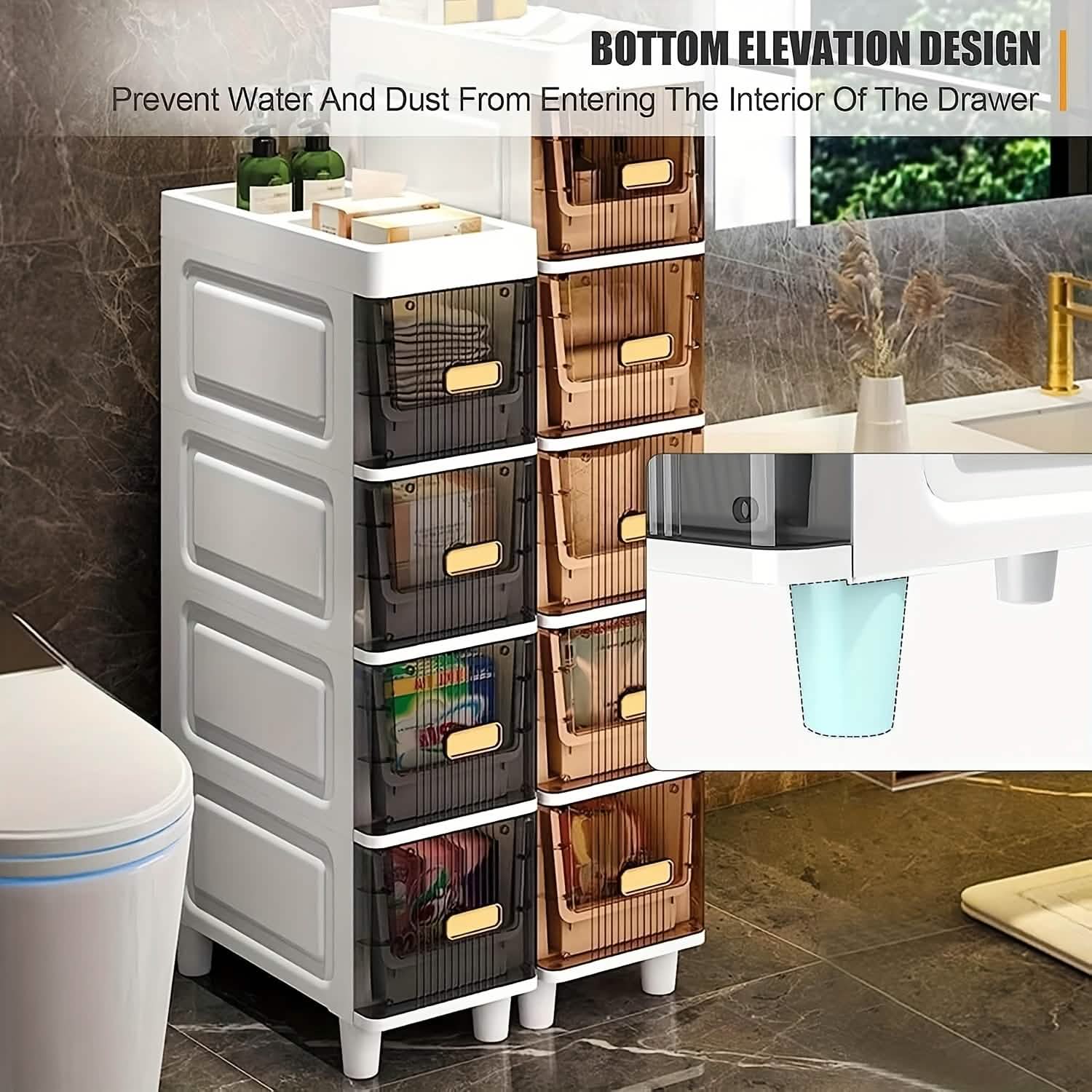 Slim Multi-Drawer Storage Cabinet - Image 7