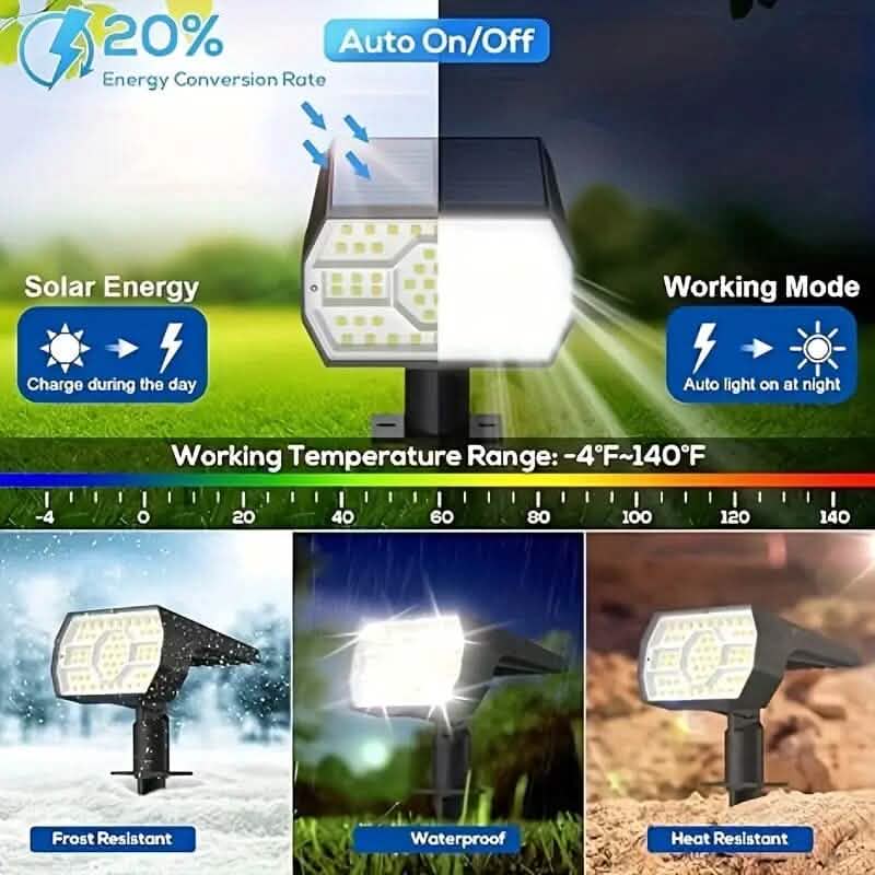 Solar Landscape Outdoor Spotlights - Image 5