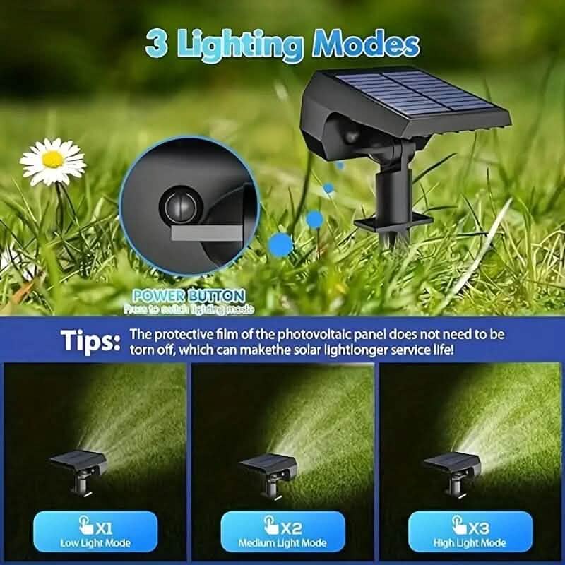 Solar Landscape Outdoor Spotlights - Image 6