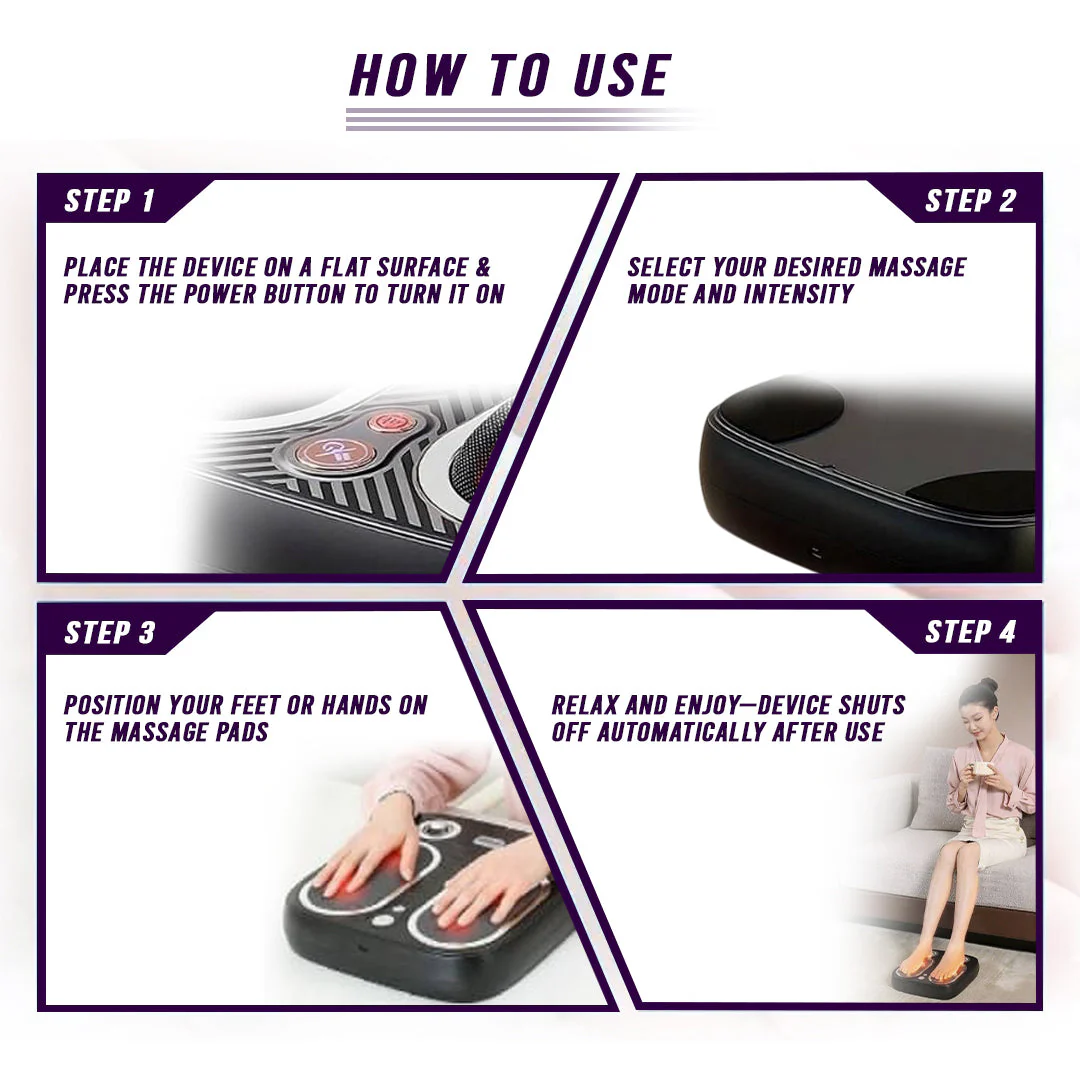 Deep Tissue Foot Massager with Heat - Image 5